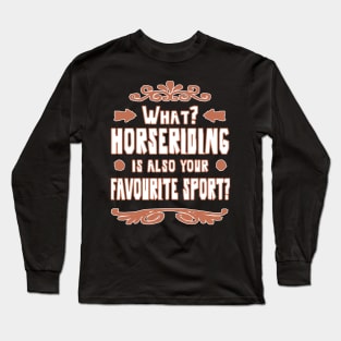 Horse riding horse gift girl Long Sleeve T-Shirt